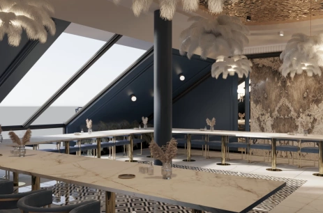 Sala konferencyjna Sala z widokiem na morze w Cristal Baltic Apart Hotel Ustka