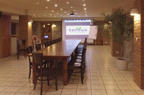 Sala konferencyjna Sala kamienna w Folwark Badowo Badów Górny