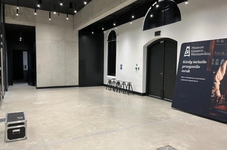 Sala konferencyjna Przestrzeń konferencyjna z Foyer (Sala A) w Muzeum Gazowni Warszawskiej Warszawa