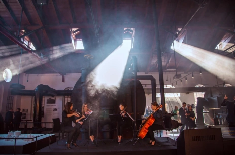 Sala konferencyjna Przestrzeń historyczna (Sala B) w Muzeum Gazowni Warszawskiej Warszawa