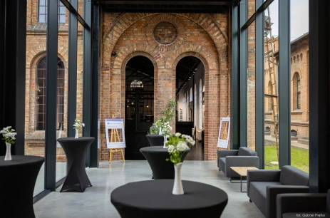 Sala konferencyjna Przestrzeń przeszklona (Sala C) w Muzeum Gazowni Warszawskiej Warszawa