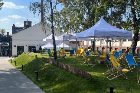 Sala konferencyjna Przestrzeń przeszklona (Sala C) w Muzeum Gazowni Warszawskiej Warszawa