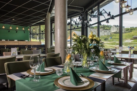 Sala konferencyjna Restauracja Czarna Perła w Czarna Góra Resort Sienna