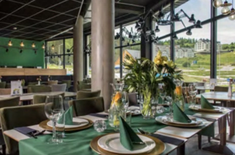 Sala konferencyjna Lobby Bar Panorama w Czarna Góra Resort Sienna