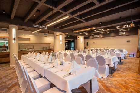 Sala konferencyjna Sala Bankietowa w budynku "Bawidło" w Enklawa Białowieska Forest&Spa Białystok