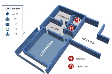 Sala konferencyjna Sala Czerwona w Hotel Lenart**** Kraków