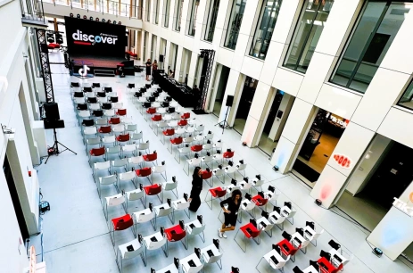 Sala konferencyjna Dziedziniec w Centrum Kreatywności Targowa Warszawa