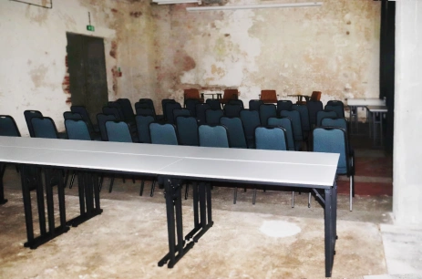 Sala konferencyjna Hala Mechaników w ARCHE Fabryka Samolotów w Mielnie Mielno