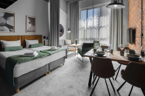 Sala konferencyjna Apartament dla grup w Montownia Lofts & Experience Gdańsk Gdańsk