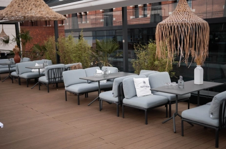 Sala konferencyjna ROOFTOP Dock19 w Restauracja DOCK19 by Mateusz Gessler Warszawa