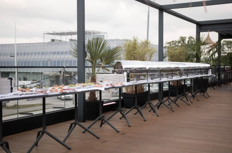 Sala konferencyjna ROOFTOP Dock19 w Restauracja DOCK19 by Mateusz Gessler Warszawa