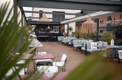 Sala konferencyjna ROOFTOP Dock19 w Restauracja DOCK19 by Mateusz Gessler Warszawa