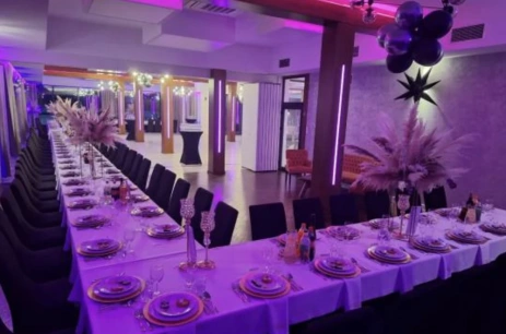 Sala konferencyjna Sala Bankietowa Widokowa w Rytebłota Resort & SPA Zbiczno