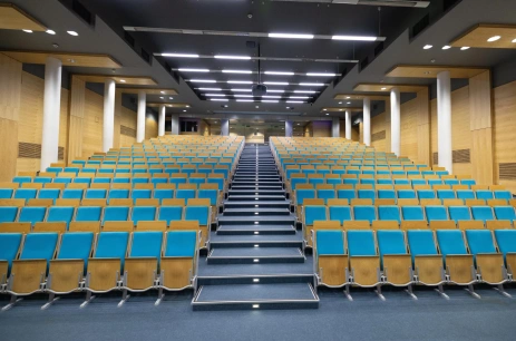 Sala konferencyjna Aula Zachodnia w Centrum Dydaktyczne Uniwersytetu Medycznego w Łodzi Łódź