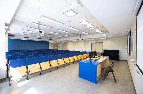 Sala konferencyjna 1.17 w Centrum Dydaktyczne Uniwersytetu Medycznego w Łodzi Łódź