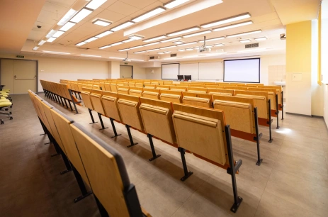 Sala konferencyjna 01.11 w Centrum Dydaktyczne Uniwersytetu Medycznego w Łodzi Łódź
