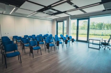 Sala konferencyjna Sala Konferencyjna I w Centrum Szkoleniowo - Noclegowe HHM HEGELMANN Zgorzelec