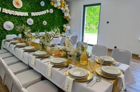 Sala konferencyjna Sala Kominkowa w Ośrodek Szkoleniowo-Wypoczynkowy Delfin Konin