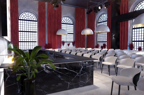 Sala konferencyjna VIP Zone El Capitolio w Manuarte - Scena | Eventy | Restauracja | Cafeteria&Bar Łódź