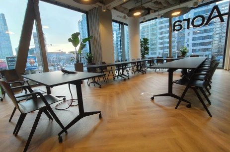 Sala konferencyjna Sala G+H w Omniflex Aora Warszawa