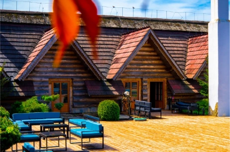 Sala konferencyjna Patio Zewnętrzne w Hotel Górski Wolbórz