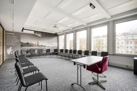 Sala konferencyjna Sala szkoleniowa 9 SVANEKE w Centrum Szkoleniowe WSPÓLNA Warszawa