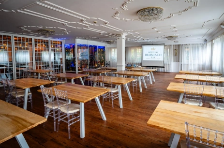 Sala konferencyjna Sala konferencyjna kryształowa w Hotel na Błoniach Bielsko-Biała