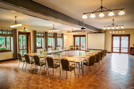 Sala konferencyjna Młyńska Duża w Hotel*** Dworek Wapionka Górzno