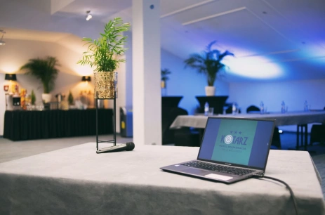 Sala konferencyjna Sala szkoleniowa turkusowa w Hotel Kotarz Spa & Wellness *** Bielsko-Biała