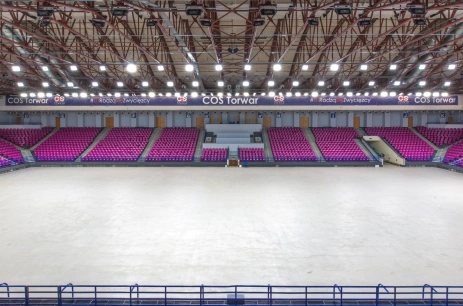 Sala konferencyjna Płyta główna hali w COS Torwar Warszawa