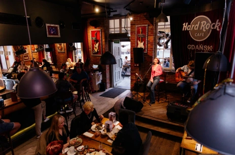 Sala konferencyjna Sala Główna ze sceną w Hard Rock Cafe Gdańsk Gdańsk