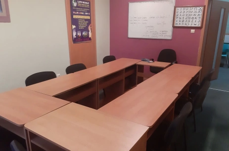 Sala konferencyjna Sala 5 w Lloyd Woodley English Language Centre Łódź