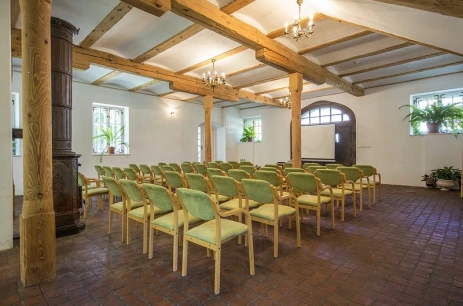 Sala konferencyjna Dawna wozownia z oranżerią w Pałac i Folwark Galiny Bartoszyce