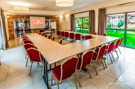 Sala konferencyjna Sala Modrzewiowa w ZALESIE MAZURY ACTIVE SPA Olsztyn