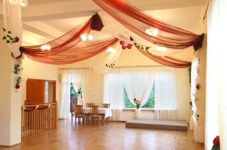 Sala konferencyjna Sala Bankietowa w Ośrodek Szkoleniowo-Rekreacyjny Groń Stryszawa