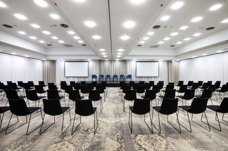 Sala konferencyjna Sala Balowa (dzieli się na 4 sekcje) w Courtyard by Marriott Warsaw Airport Warszawa