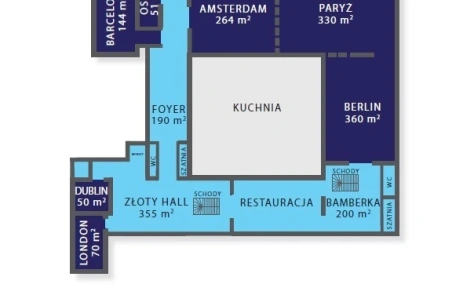 Sala konferencyjna Amsterdam + Paris + Berlin w Novotel & ibis Poznań Centrum Poznań
