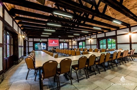 Sala konferencyjna Mazurska Chata Biesiadna w ZALESIE MAZURY ACTIVE SPA Olsztyn