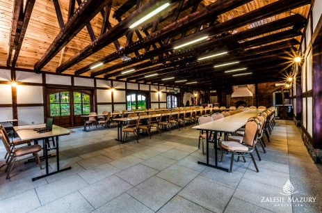 Sala konferencyjna Mazurska Chata Biesiadna w ZALESIE MAZURY ACTIVE SPA Olsztyn