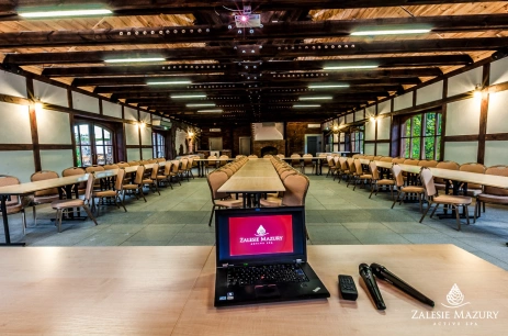 Sala konferencyjna Mazurska Chata Biesiadna w ZALESIE MAZURY ACTIVE SPA Olsztyn