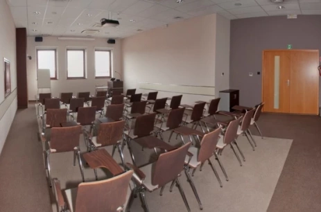 Sala konferencyjna Sala Krzemowa w Centrum Konferencyjne Wrocławskiego Parku Przemysłowego Wrocław