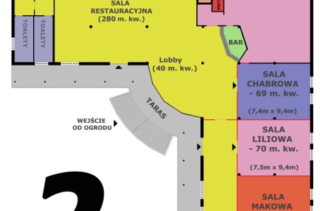 Sala konferencyjna Sala Monet w Rubbens & Monet Centrum Hotelowo Konferencyjne Toruń