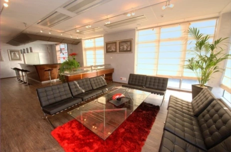 Sala konferencyjna Sala kawiarniana w Instytut Ognia Spartherm Gorzów Wielkopolski