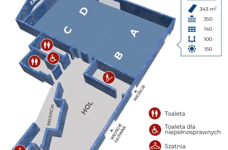 Sala konferencyjna Sala Wiśniowa w Hotel Lenart**** Kraków