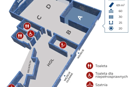 Sala konferencyjna Sala Wiśniowa A w Hotel Lenart**** Kraków