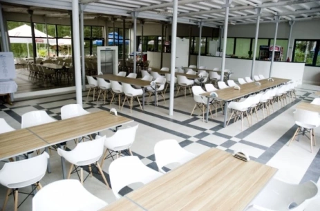 Sala konferencyjna Sala restauracyjna w Ośrodek Anapausis Bytnica