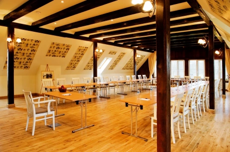 Sala konferencyjna Malinówka (B) z kominkiem w Jabłoń Lake Resort Pisz