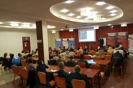 Sala konferencyjna 1A w Centrum Konferencyjno-Bankietowe RUBIN Łódź