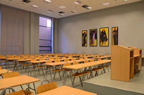 Sala konferencyjna Sala A003 w Collegium Da Vinci Poznań