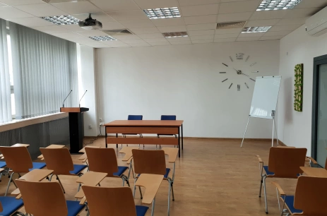 Sala konferencyjna Sala 033 w Centrum Kongresowe Uniwersytetu Rolniczego Kraków